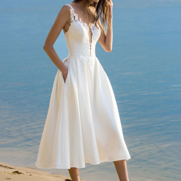 Last One!  Strap Solid Long Dress - Price is Firm - Picture 5 of 6